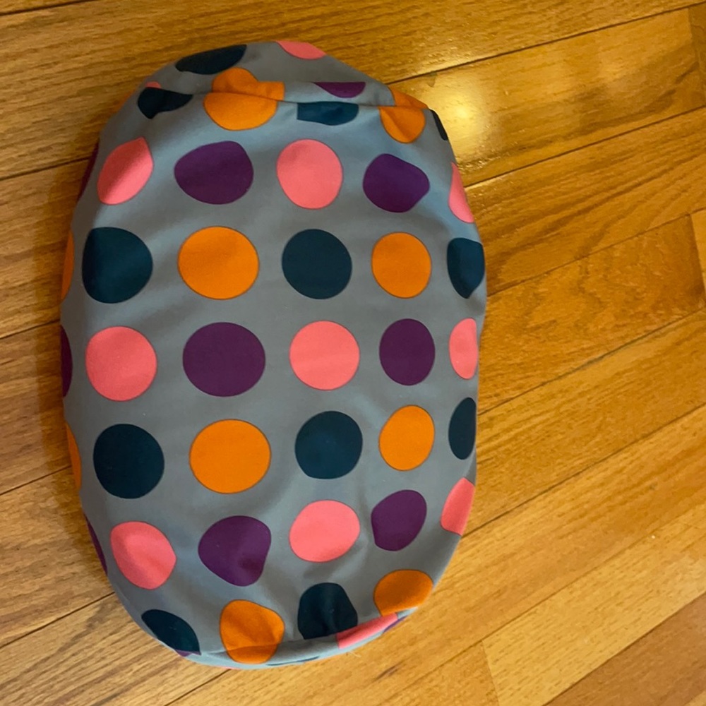 Brookstone polka dot pillow